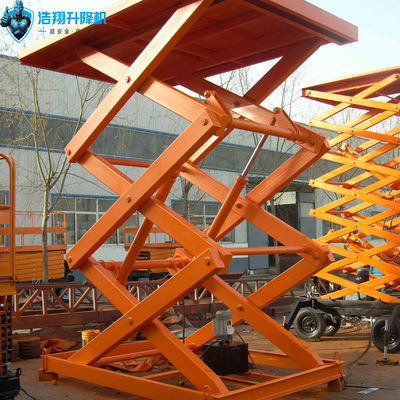 20 Ton Stationary Double Scissor Lift Table Large Platform Workbench