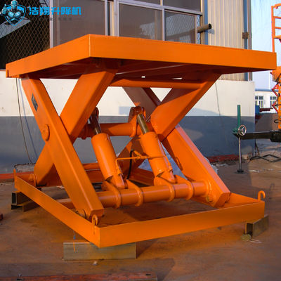 20 Ton Stationary Double Scissor Lift Table Large Platform Workbench