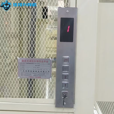 Hydraulic Cargo Lift Warehouse Goods Ladder Lift Guideway Freight Elevator
