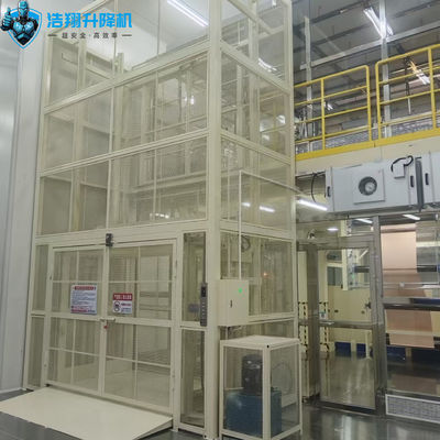 Hydraulic Cargo Lift Warehouse Goods Ladder Lift Guideway Freight Elevator