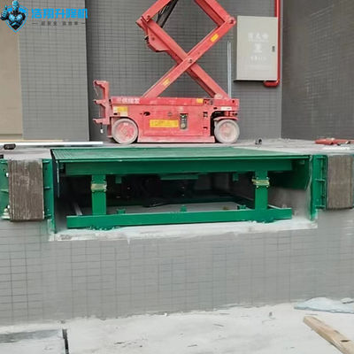 Container Loading And Unloading Cargo Hydraulic Leveler 10T Container Loading Platform