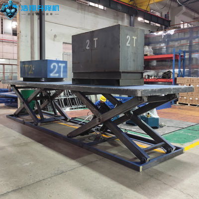 Anti Skid 10T Stationary Scissor Lift Platform With 5000mm Max Height