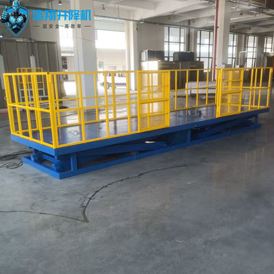4 Tons Electric Stationary Lift Table Stationary Scissor Lift Mechanism White Fixed Scissor Lift Platform