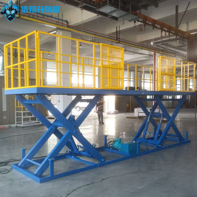 4 Tons Electric Stationary Lift Table Stationary Scissor Lift Mechanism White Fixed Scissor Lift Platform