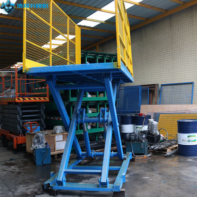 4 Tons Stationary Lift Table Stationary Scissor Lift Mechanism Fixed Scissor Lift Platform For Loading Freight