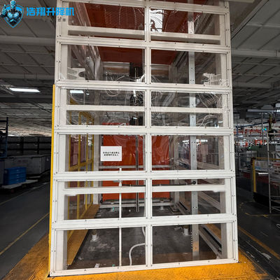 Hydraulic Guide Rail Cargo Warehouse Goods Freight Lift Platform