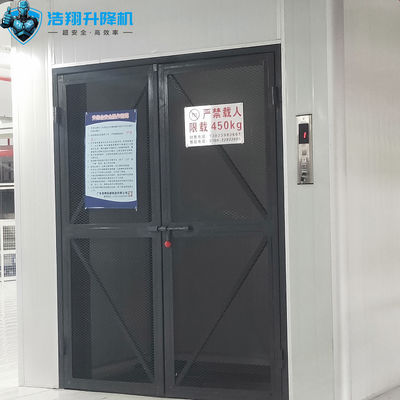Safety And Efficiency Indoor Perforated Metal Protection Net Guardrail Hydraulic Elevator