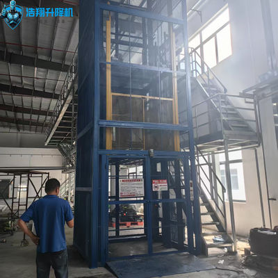 8m High 3000kgs Industrial Indoor Hydraulic Cargo Platform Industrial Hydraulic Lift