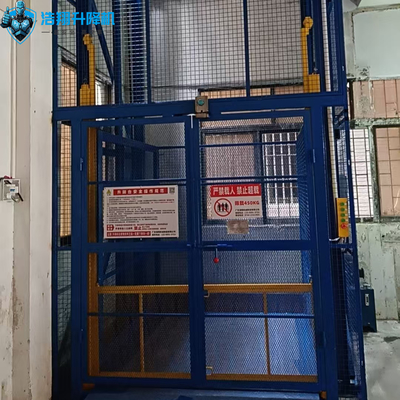 3t 8m CE Approved Cargo Lift Platform Freight Elevator Cage Lift in Warehouse