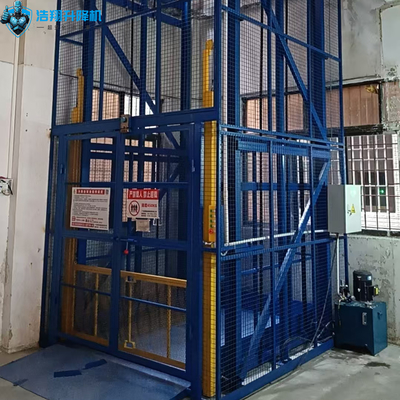 3t 8m CE Approved Cargo Lift Platform Freight Elevator Cage Lift in Warehouse
