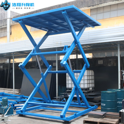 Modern Latest Custom-Made Outdoor Manganese Steel Fixed Scissor Lift Platform Design Heavy Duty Applications