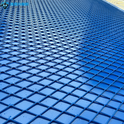 Aids Forklifts Height Adjustable Diamond Net Surface Resists Slips One Person Operation
