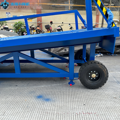 Forklift Companion Adjustable Height Tough Diamond Plate Enables Quick Safe