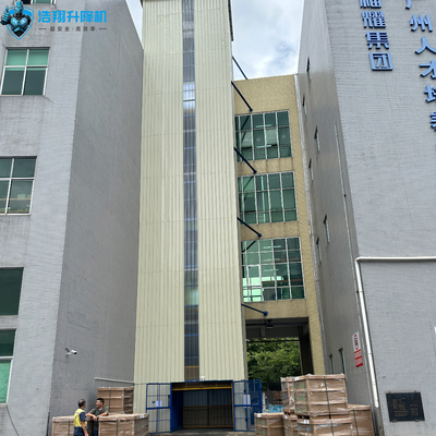 3Ton Hydraulic Guide Rail Cargo Lift for Warehouses