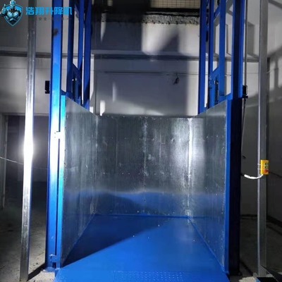 Hydraulic Guide Rail Cargo Lift CE/ISO Certified Customizable