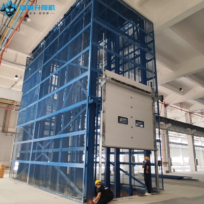 Custom Hydraulic Guide Rail Lift for Industrial Cargo AC380V 50Hz