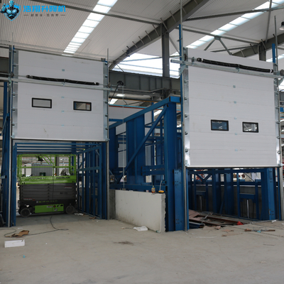 Hydraulic Guide Rail Cargo Lift for Warehouse Freight