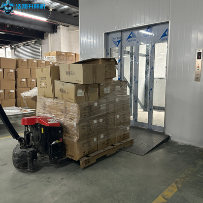 CE Certified Hydraulic Guide Rail Cargo Lift for Industrial Use
