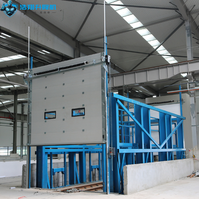 Electric Hydraulic Guide Rail Lift for Warehouse Cargo