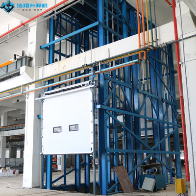Hydraulic Guide Rail Cargo Lift for Industrial Material Handling