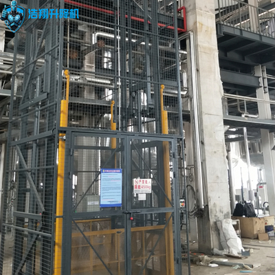 Hydraulic Guide Rail Freight Elevator 5-20 Ton Capacity