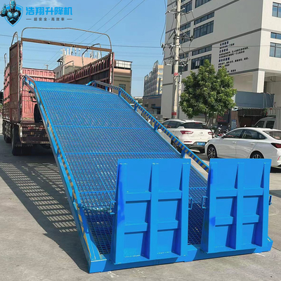Load Capacity 6-15 Tons Adjustable Warehouse Loading Ramp Container Dock Ramp