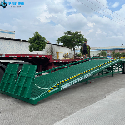 DCQH10T-10M Mobile Container Ramp for Forklift Used Loading Yard Ramp
