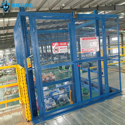 Construction Workshop Warehouse Vertical Wall Mounted Cargo Lift Freight Elevator