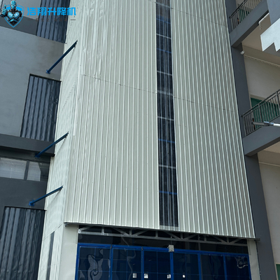 Outdoor CE Approved Cargo Lift Platform Freight Elevator Cage Lift in Warehouse