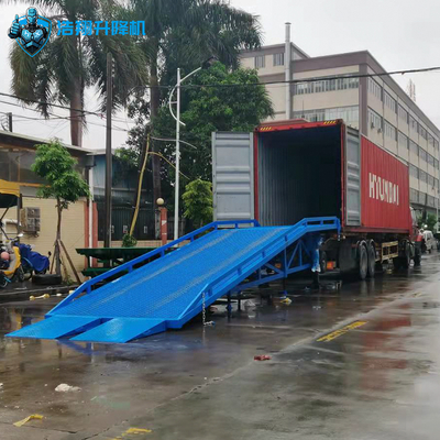 8T-10M Portable Container Loading Ramp Forklift Dock Ramp