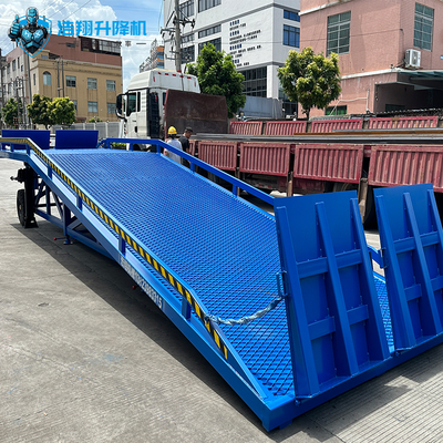 8T-10M Portable Container Loading Ramp Forklift Dock Ramp