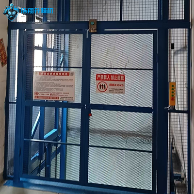 2Tons 4M Vertical Freight Elevator Platform Fixed Hydraulic Cargo Lift