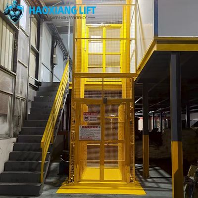 Vertical Hydraulic Freight Elevator - 6M Lift & 1Tons Capacity - Easy Control Fixed Platform