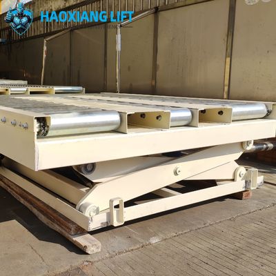 Fixed Stationary Lift Platform with Rollers - High Load Capacity & Stable Leveling