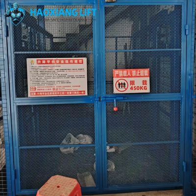 Four-fold Door & Diamond Mesh Protected Hydraulic Freight Elevator 2 Tons 6M for Industrial Indoor Custom Use