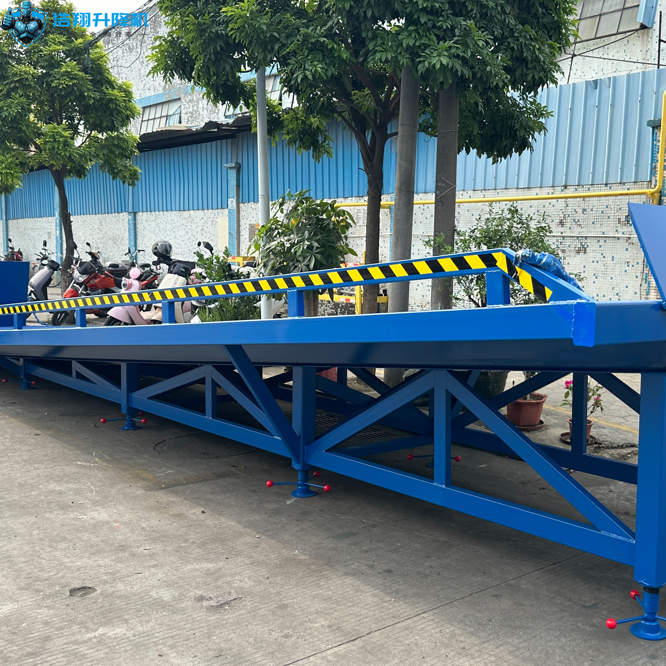 Rampa móvil de carga y descarga para contenedores, rampa para patio ...