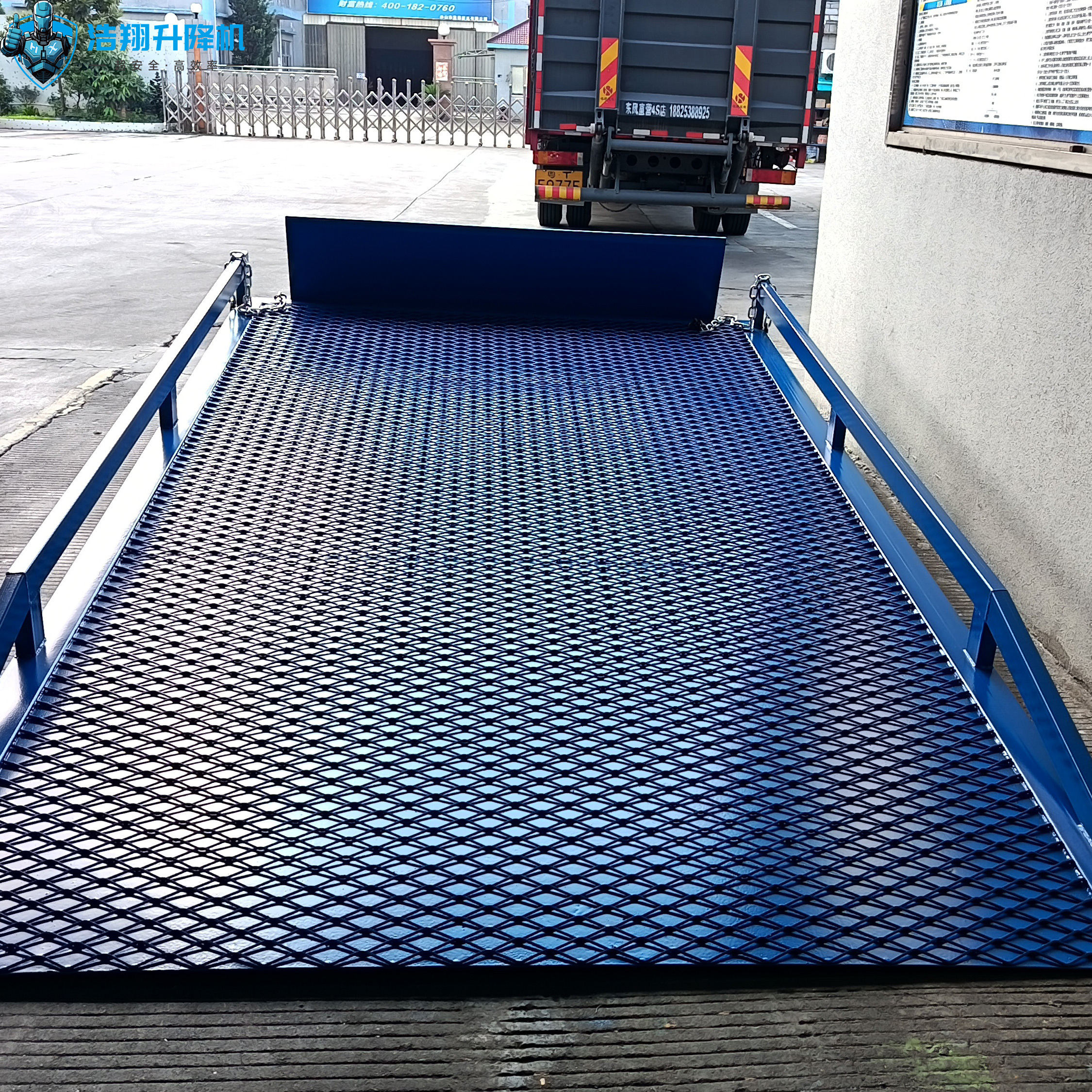 Loading Ramp Moveable Factory New 3T Mobile Loading Container Ramp for Forklift Warehouse ...