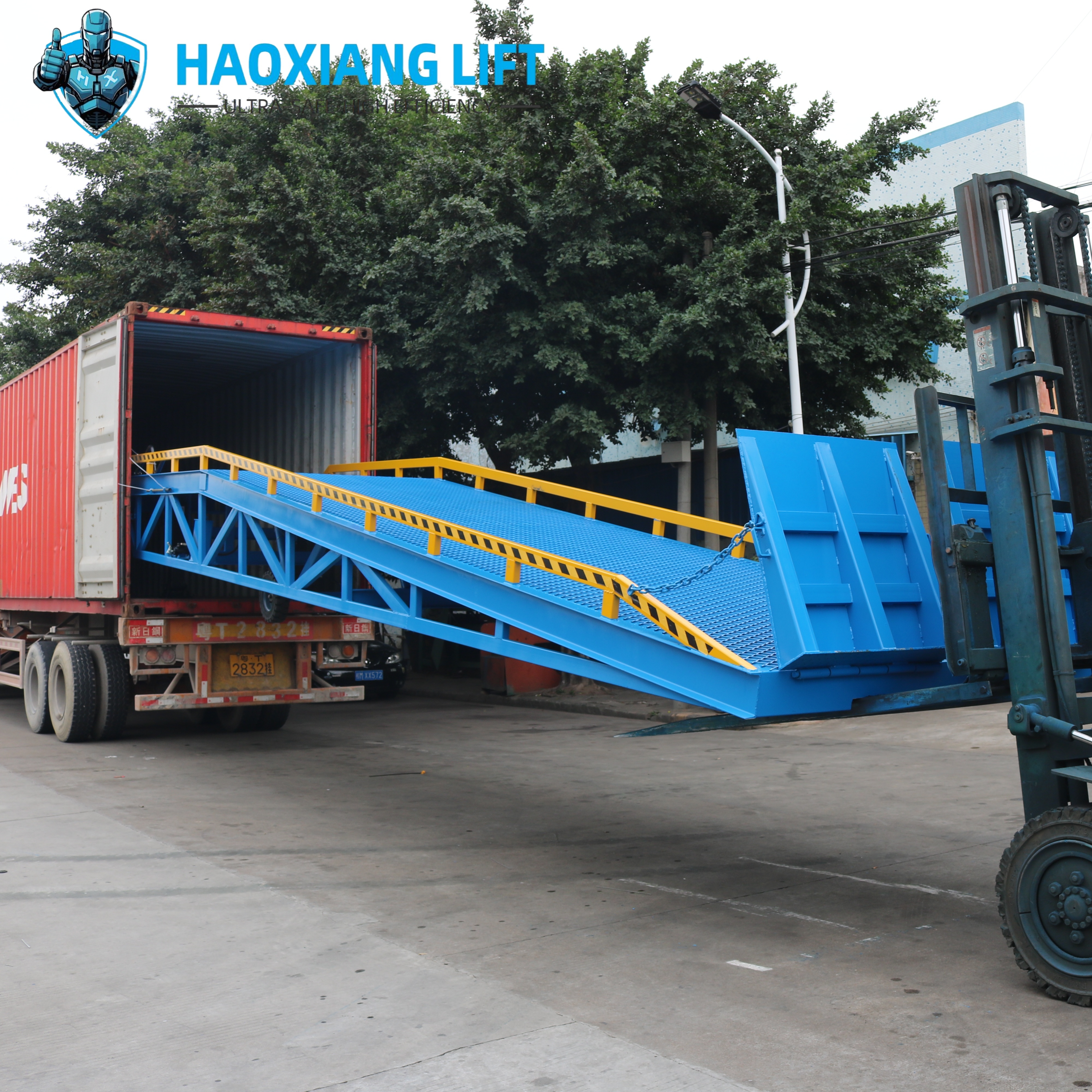10-20 Ton Hydraulic Dock Ramp for Warehouse Loading
