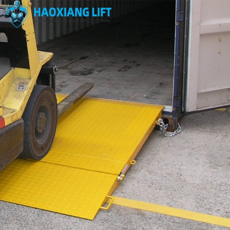 Container Ramp Msc Heavy-Duty Steel Shipping Container Ramp - 10 Ton Forklift Ramp