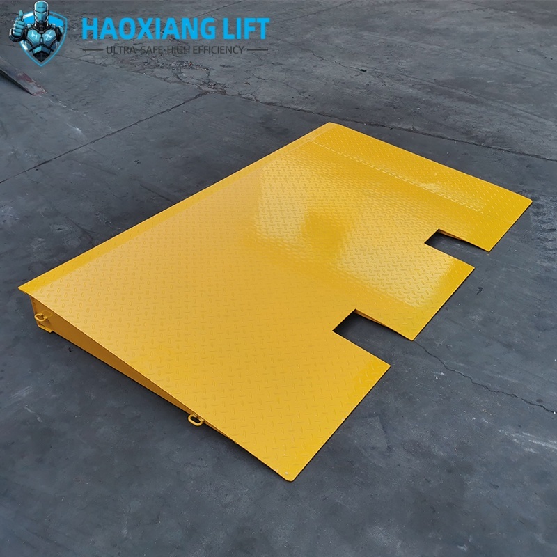 Portable Aluminum Container Ramp - 5 Ton Warehouse Loading Ramp