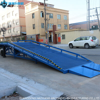 ราคาดี อุตสาหกรรมเหล็ก ไฮดรอลิก โหลดชั่วคราว Dock Ramp พกพาสําหรับโกดัง ออนไลน์
