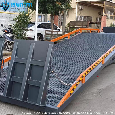 Good price 10t Mobile Portable Loading Container Ramp Yard Ramp Anti-Rust Paint online
