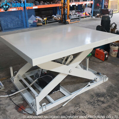 Harga yang bagus Disesuaikan 1000kg vertikal stasioner Lift Gunting Fixed bawah tanah platform angkat hidrolik on line