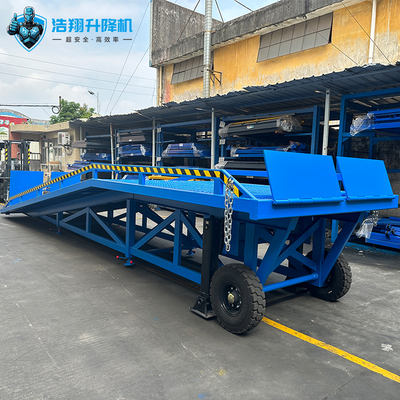 8T-10M Portable Container Loading Ramp Forklift Dock Ramp