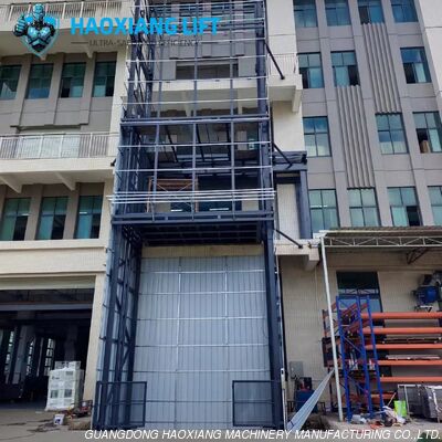 Good price CE & ISO Compliant Single-Rail Hydraulic Cargo Lift – 1.5T-5T Large Load Platform for 2-5 Floors Indoor Warehouse Outside Transport online