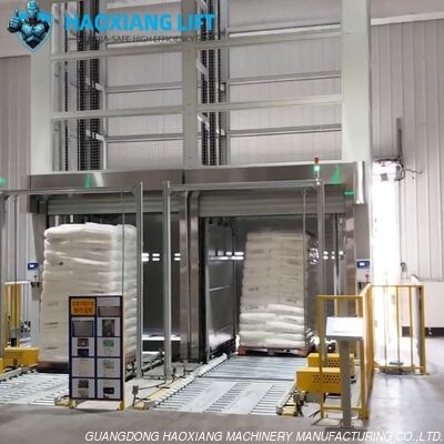 Calidad 5M de altura transportador hidráulico recíproco vertical - 500-3000kg de dos niveles de elevación de material de almacén industrial Fábrica