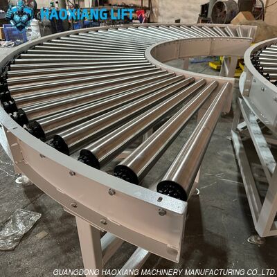 Un buen precio. Transportador de rodillos de bajo ruido - Sistema de transporte de manipulación logística HAOXIANG de 500 kg, adecuado para la industria en línea