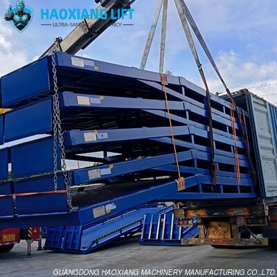 Un bon prix. Rampe de quai mobile hydraulique – 5 unités tiennent dans 1 conteneur - Chargement de conteneur adapté en ligne