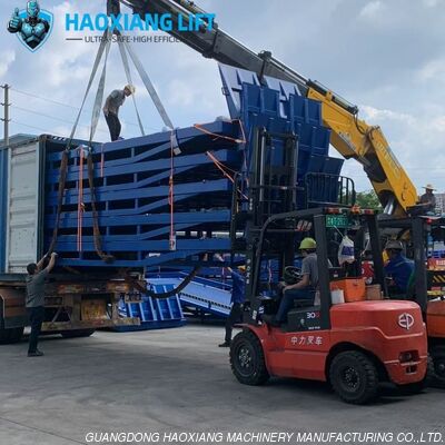 Un buon prezzo. Rampa mobile idraulica per banchina: 5 unità entrano perfettamente in 1 container | Carico facile in linea