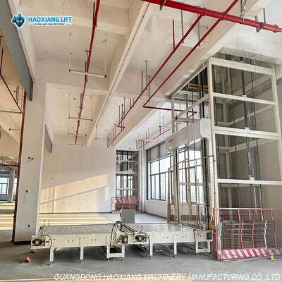 Un bon prix. Système de levage de palettes industriel vertical à mouvement alternatif à économie d'espace en ligne